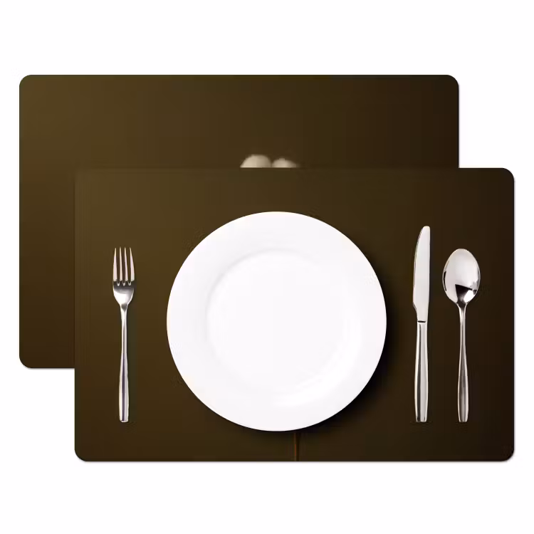 Placemat - 6 stuks - Takken - Katoen - Wit - Bollen — 2