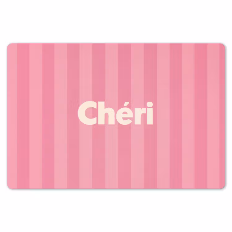 Placemat - 6 stuks - Gestreept - Roze - Chéri — 7