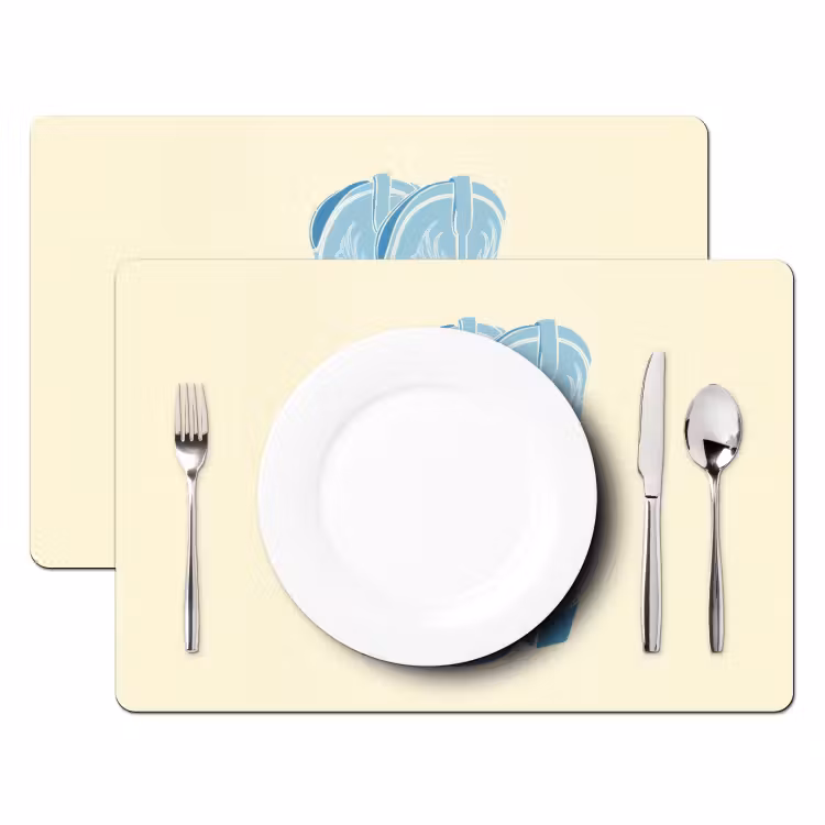 Placemat - 6 stuks - Illustratie - Cowboylaarzen - Patroon — 2