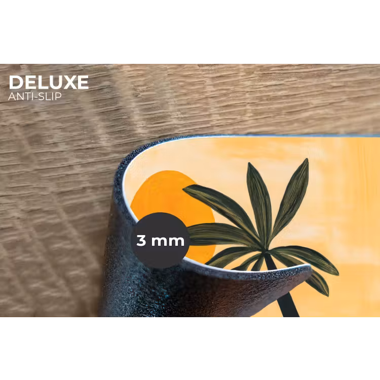 Placemat - 6 stuks - Illustratie - Palmboom - Zon - Heuvels — 4