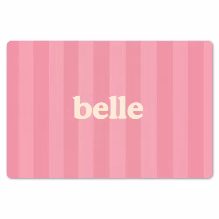 Placemat - 6 stuks - Roze - Gestreept - Belle — 7