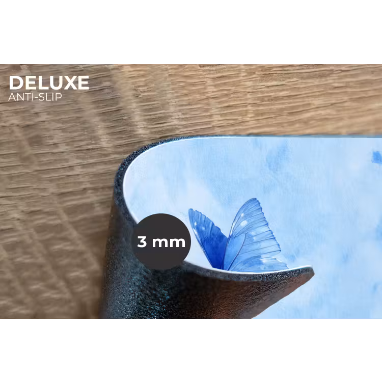Placemat - 6 stuks - Vlinders - Sierlijk - Blauw — 4