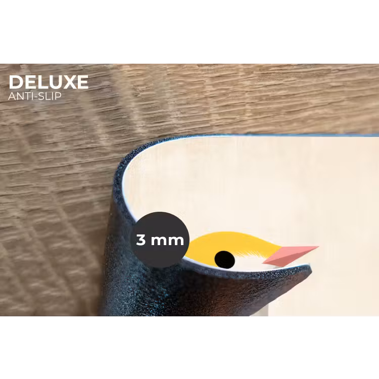 Placemat - 6 stuks - Vogel - Minimalistisch - Geel — 4