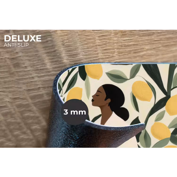 Placemat - 6 stuks - Vrouw - Mand - Citroenen - Bladeren — 4