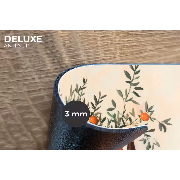Placemat - 6 stuks - Wijnflessen - Takken - Sinaasappels — 4