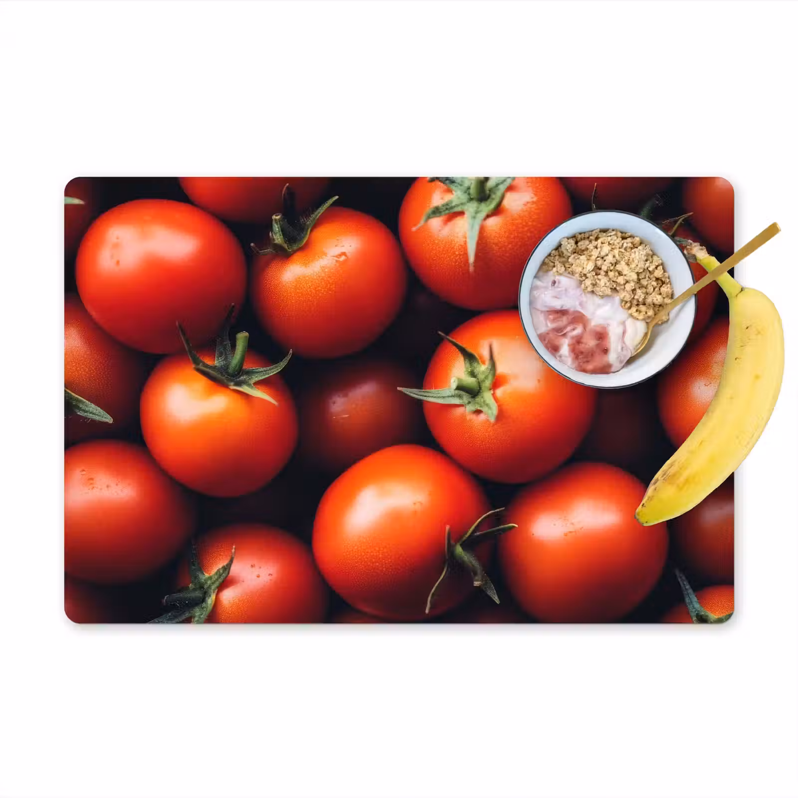 Placemat - 6 stuks - Groente - Rood - Tomaten — 1