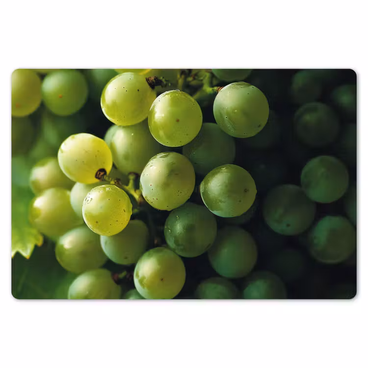Placemat - 6 stuks - Druiven - Tros - Groen — 7