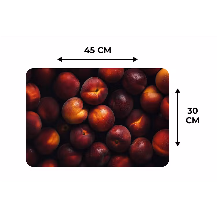 Placemat - 6 stuks - Fruit - Close up - Nectarines — 3