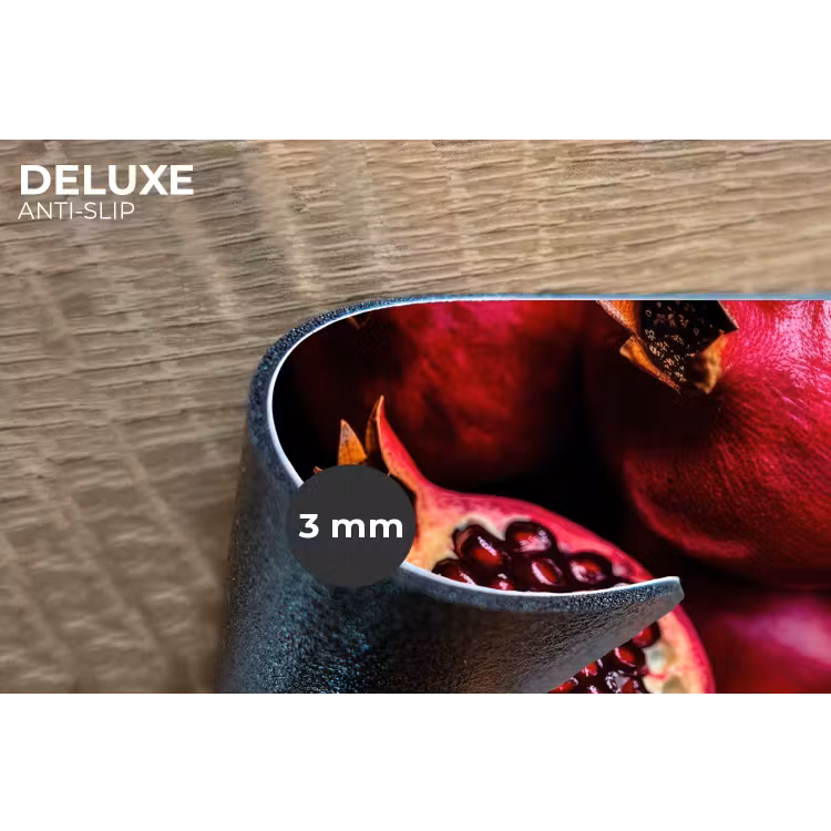 Placemat - 6 stuks - Granaatappel - Rood - Fruit — 4