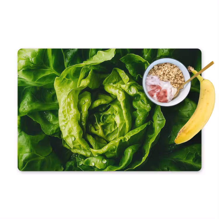 Placemat - 6 stuks - Groente - Sla - Groen — 1