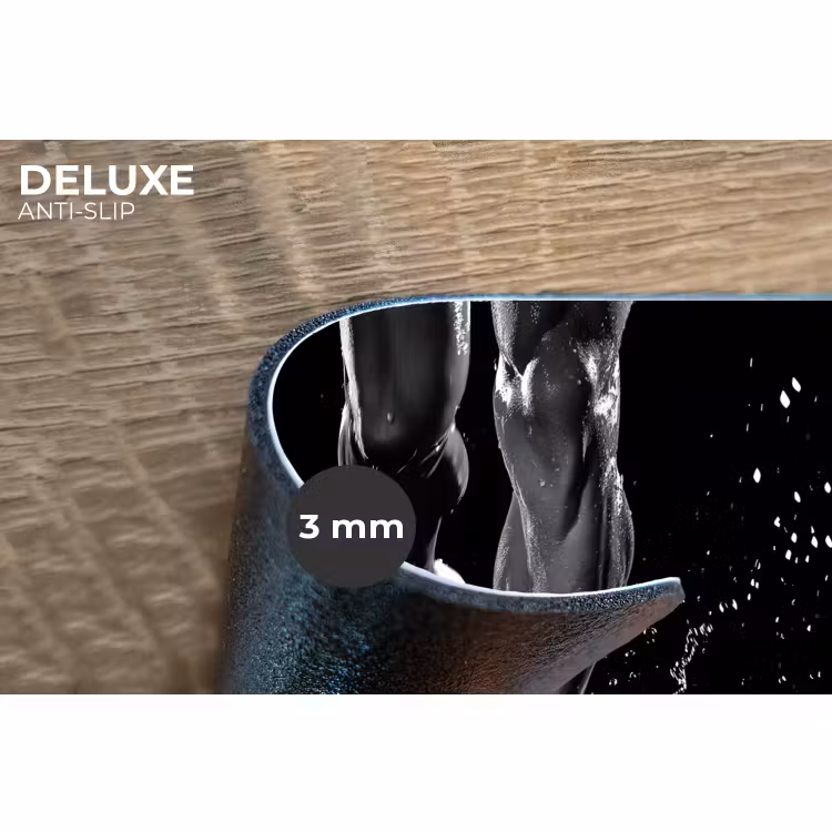 Placemat - 6 stuks - Hardloopschoenen - Rennen - Druppels - Zwart — 4