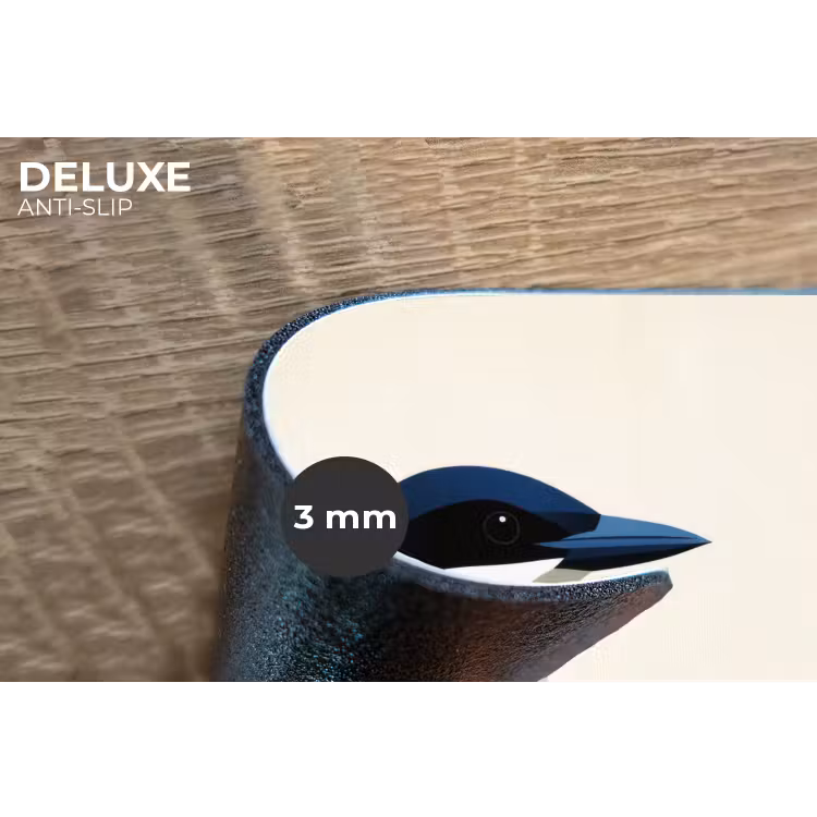 Placemat - 6 stuks - Illustratie - Blauw - Vogel — 4