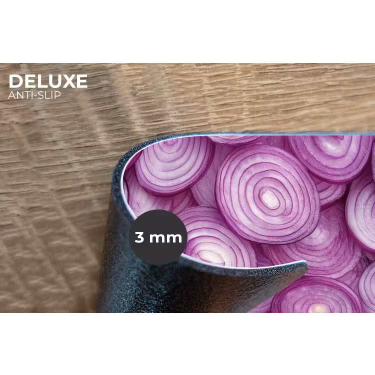 Placemat - 6 stuks - Paars - Uien - Close up — 4