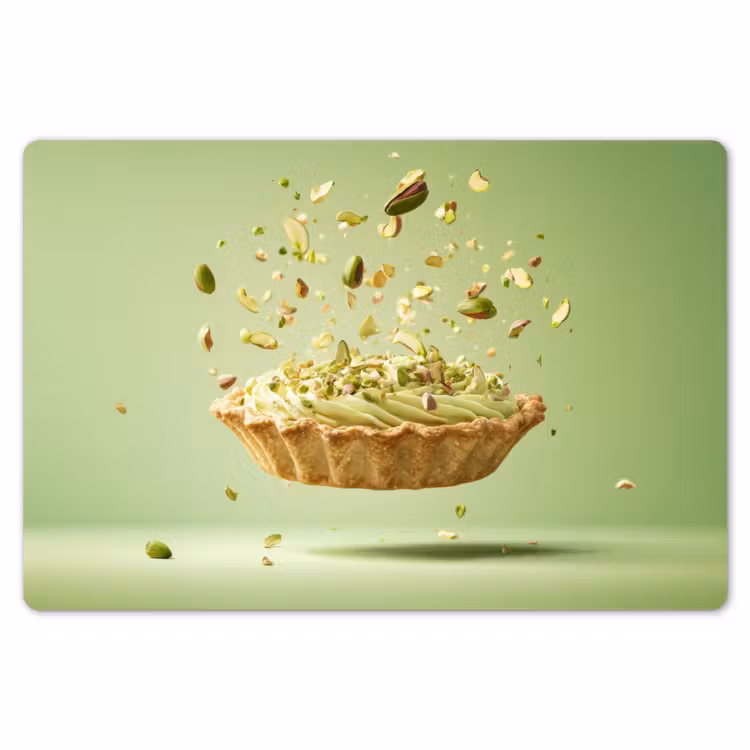 Placemat - 6 stuks - Pistache - Taart - Noten - Eten — 7