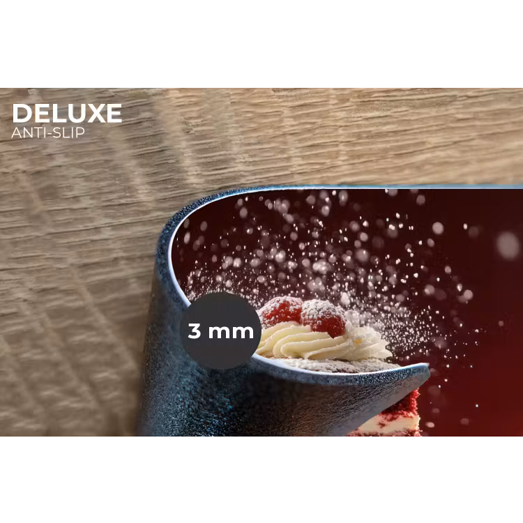 Placemat - 6 stuks - Rode - Velvet - Taart - Eten — 4