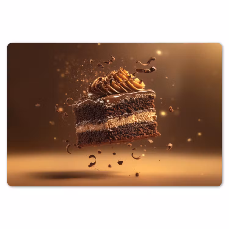 Placemat - 6 stuks - Taart - Chocolade - Eten - Brownie — 7