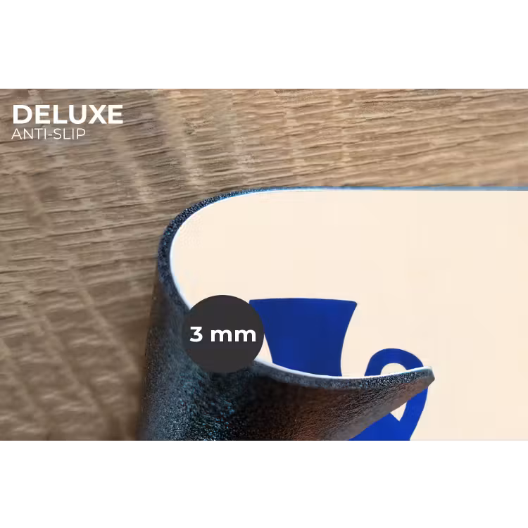 Placemat - 6 stuks - Vaas - Blauw - Geblokt - Modern — 4