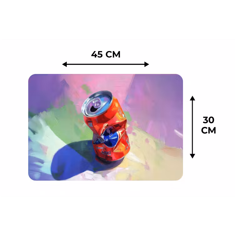 Placemat - 6 stuks - Frisdrank - Blik - Paars — 3
