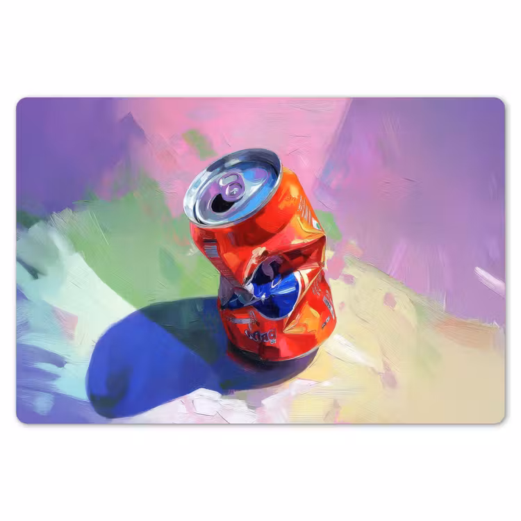 Placemat - 6 stuks - Frisdrank - Blik - Paars — 7