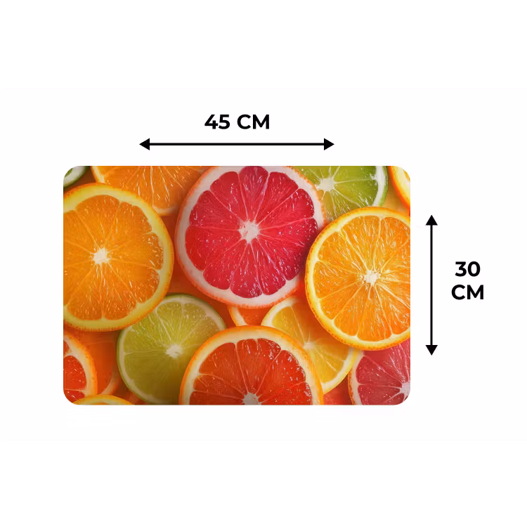 Placemat - 6 stuks - Fruit - Kleurrijk - Close up — 3