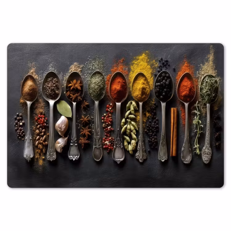 Placemat - 6 stuks - Lepels - Specerijen - Kaneel - Chili — 7