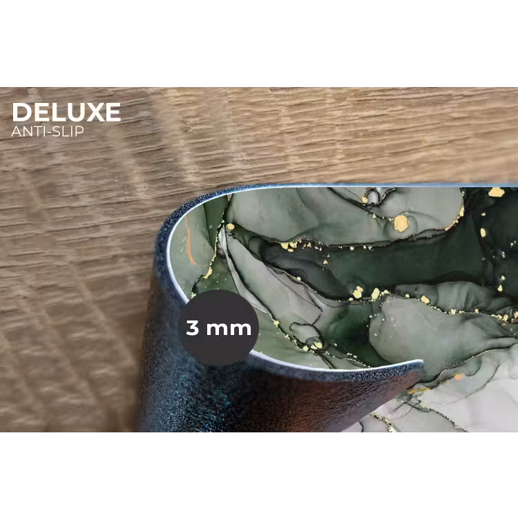 Placemat - 6 stuks - Luxe - Marmer - Groen — 4