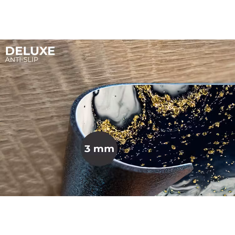 Placemat - 6 stuks - Marmer - Abstract - Goud - Luxe — 3