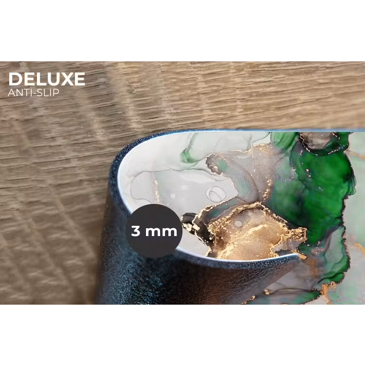 Placemat - 6 stuks - Marmer - Goud - Groen - Luxe — 4