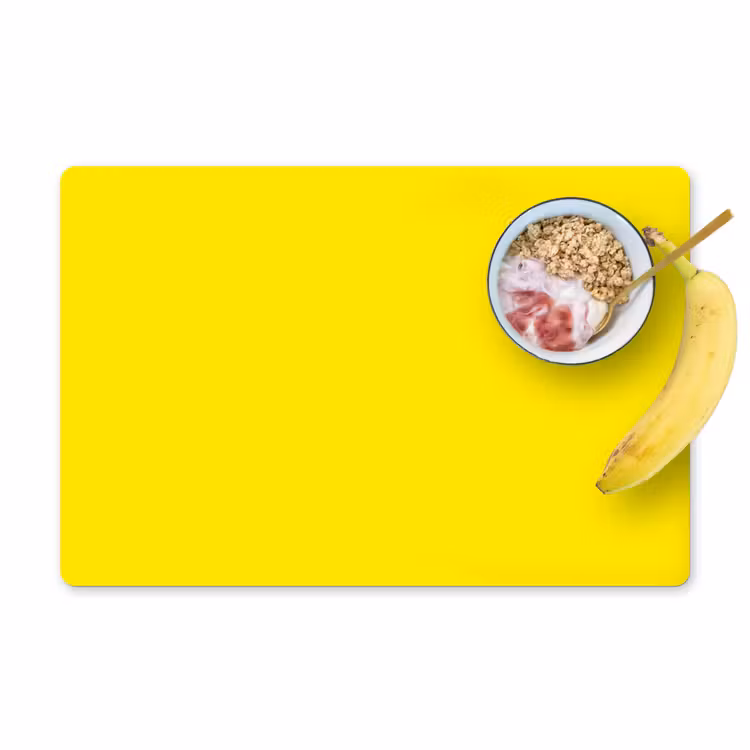 Placemat - 6 stuks - Geel - Citroen - Neon - Kleuren — 1