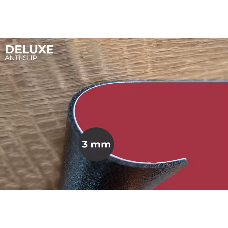 Placemat - 6 stuks - Rood - Effen kleur — 4