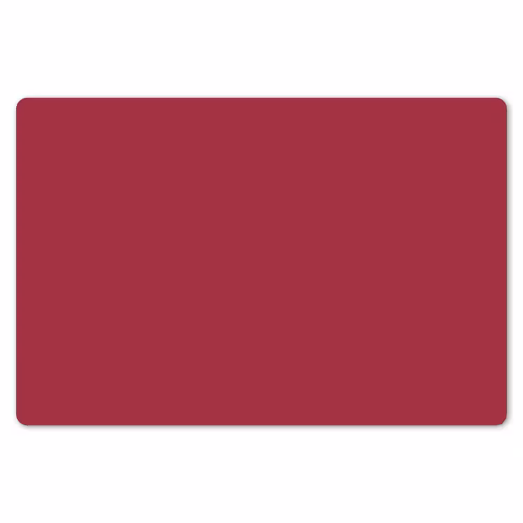 Placemat - 6 stuks - Rood - Effen kleur — 7