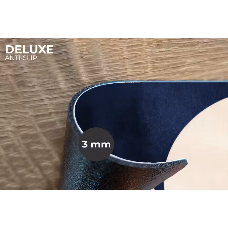 Placemat - 6 stuks - Donkerblauw - Abstract - Lijnen — 4