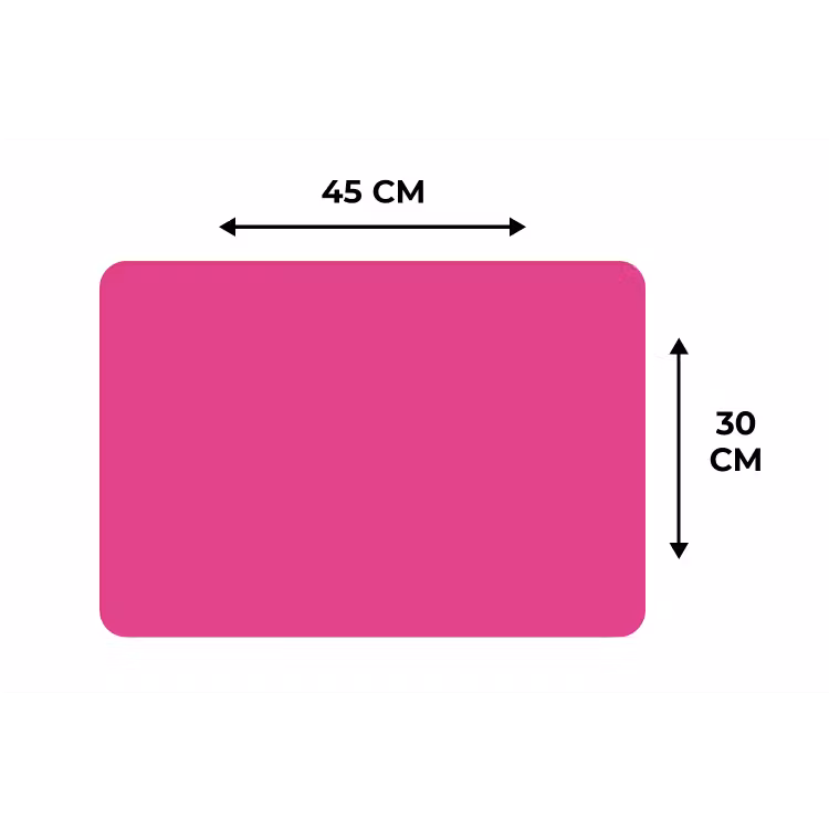 Placemat - 6 stuks - Fuchsia - Neon - Kleuren — 3