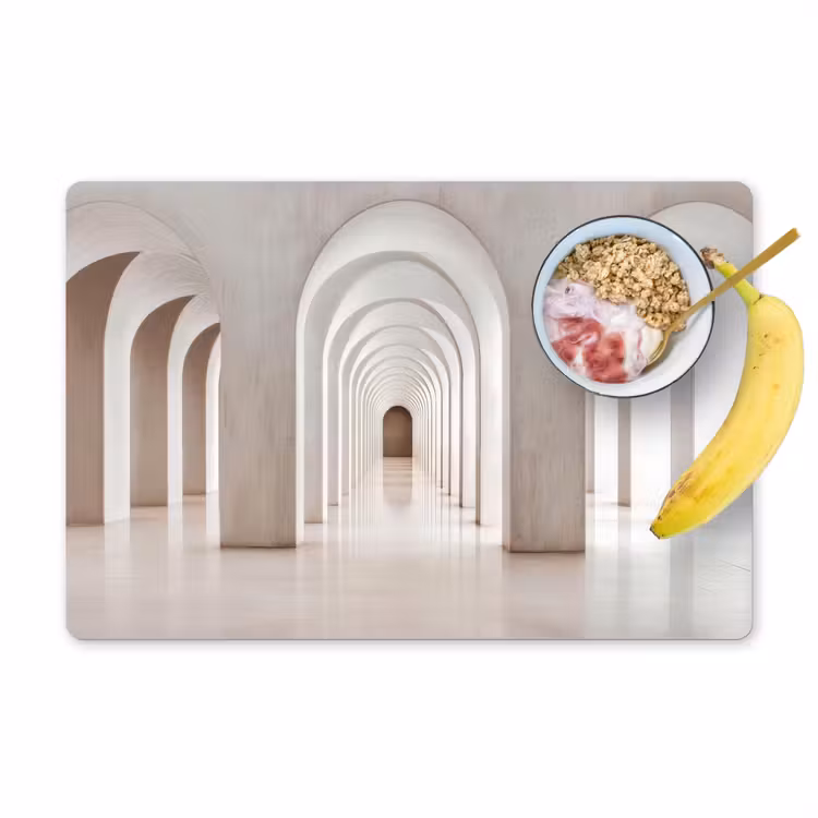 Placemat - 6 stuks - Hal - Bogen - Symmetrisch - Modern — 1