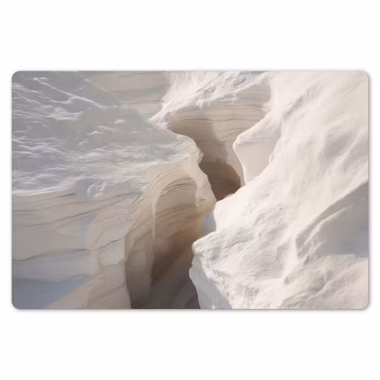 Placemat - 6 stuks - Kloof - Wit - Sneeuw — 7