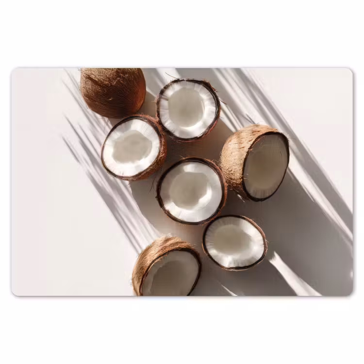 Placemat - 6 stuks - Kokosnoten - Bruin - Shaduw — 7