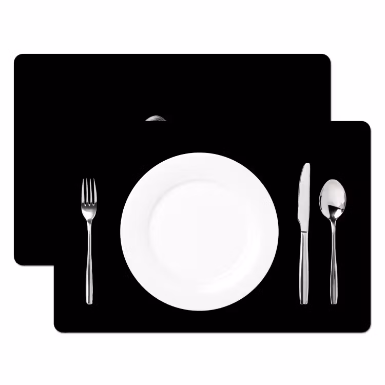 Placemat - 6 stuks - Kers - Luxueus - Metallic — 2