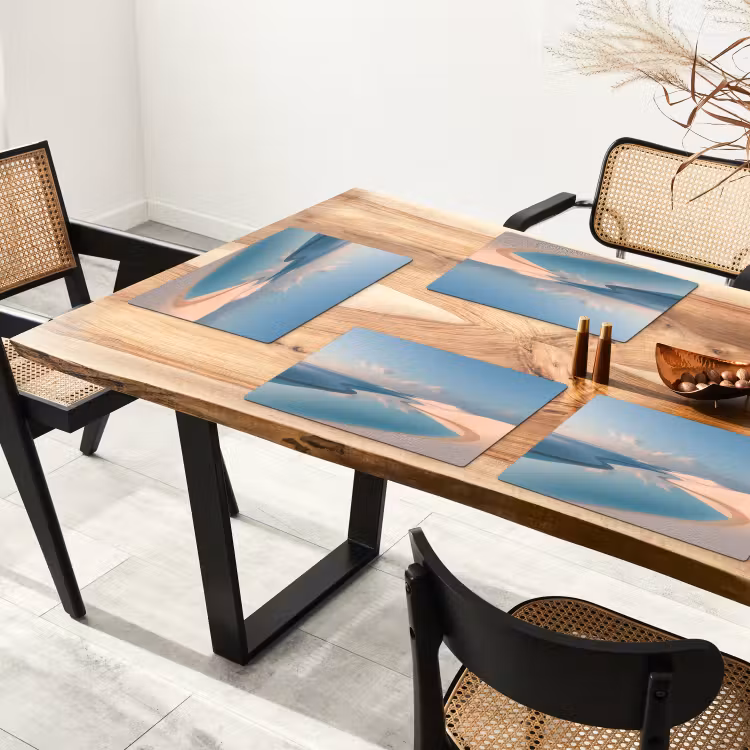 Placemat - 6 stuks - Duinen - Waterplas - Oneindige rust — 5
