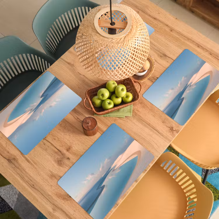 Placemat - 6 stuks - Duinen - Waterplas - Oneindige rust — 6