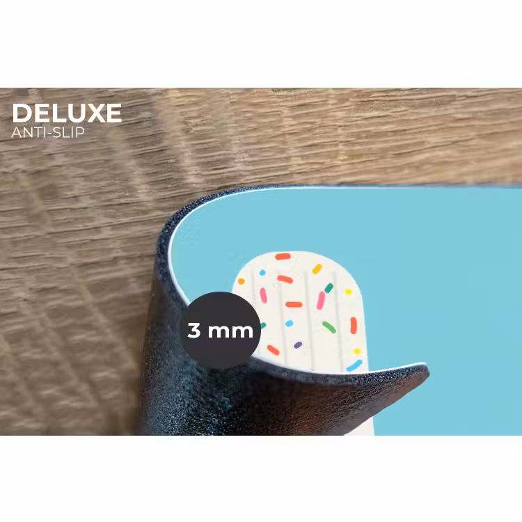 Placemat - 6 stuks - Ijsje - Stokje - Sprinkles - Lichtblauw — 4