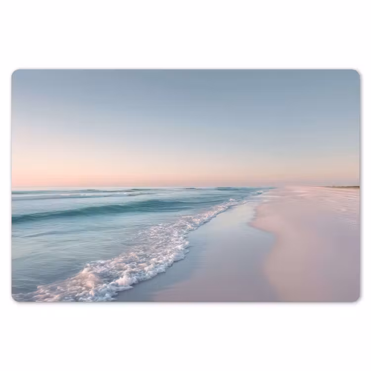 Placemat - 6 stuks - Kustlijn - Pastel - water — 7