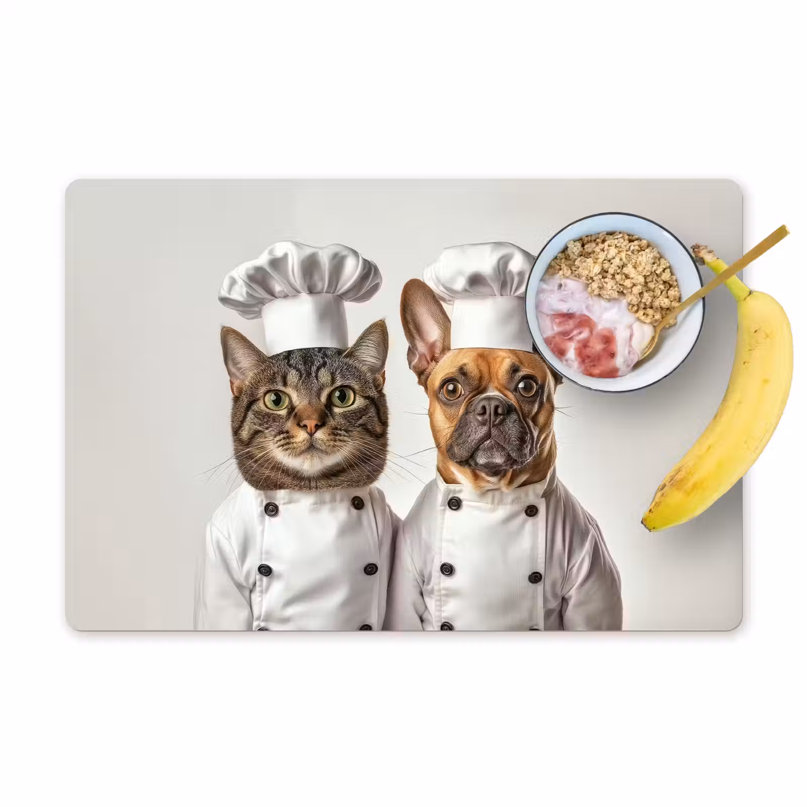 Placemat - 6 stuks - Kat - Hond - Kokskleding — 1