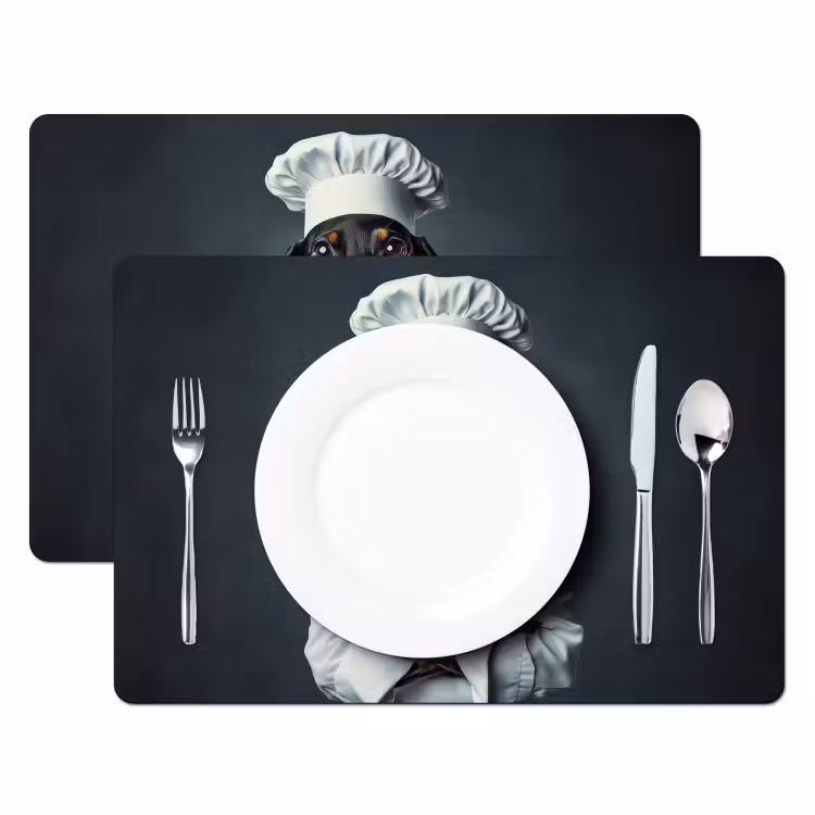 Placemat - 6 stuks - Hond - Garde - Kok — 2