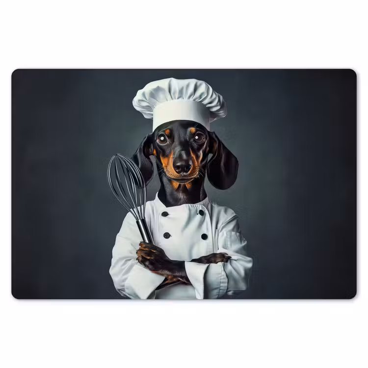 Placemat - 6 stuks - Hond - Garde - Kok — 7