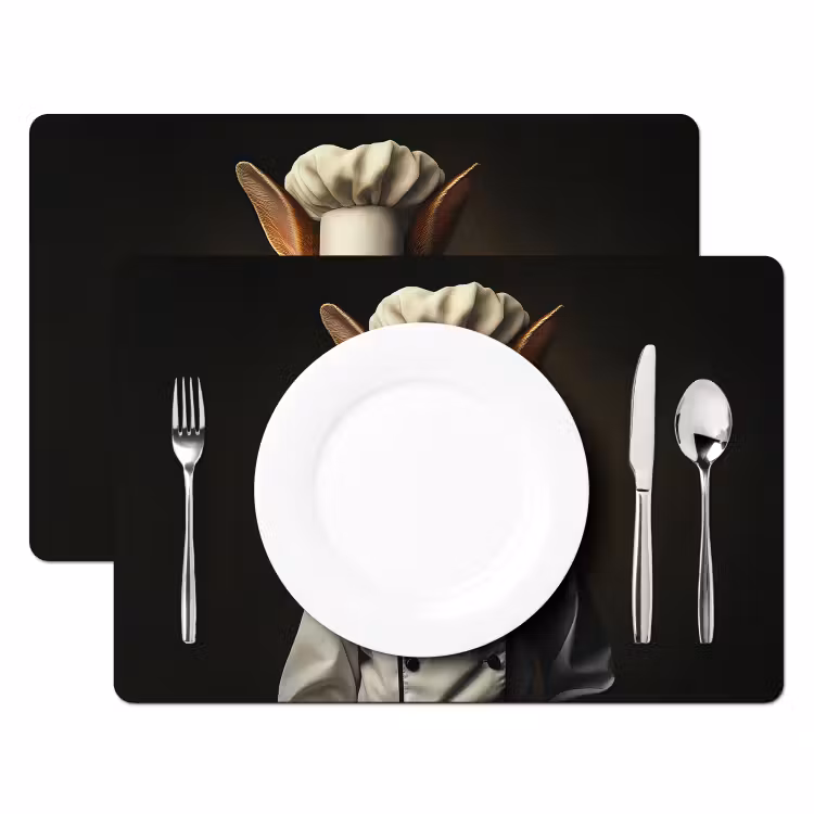Placemat - 6 stuks - Konijn - Kok - Dier — 2