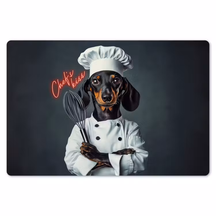 Placemat - 6 stuks - Quote - Neon - Hond - Kokskleding — 7