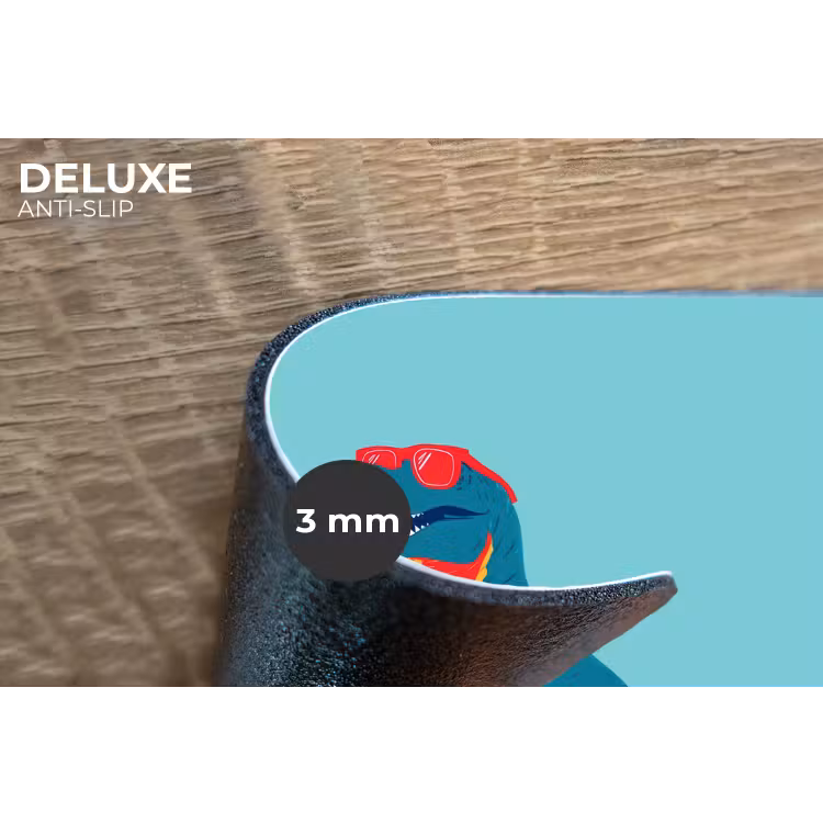 Placemat - 6 stuks - Dinosaurus - Blauw - Zonnebril — 4