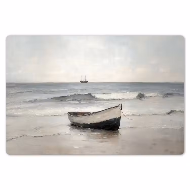 Placemat - 6 stuks - Roeiboot - Zee - Horizon — 7