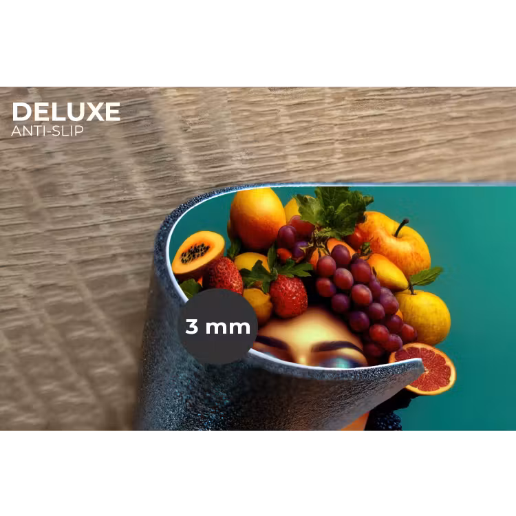 Placemat - 6 stuks - Vrouw - Hoodtooi - Tropisch - Fruit - Druiven — 4