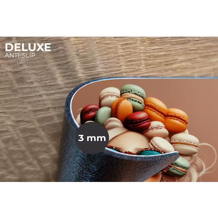 Placemat - 6 stuks - Vrouw - Macarons - Bril — 4